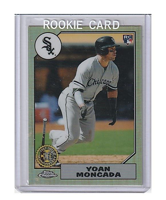 YOAN MONCADA WHITESOX ROOKIE REFRACTOR (1 of 1)