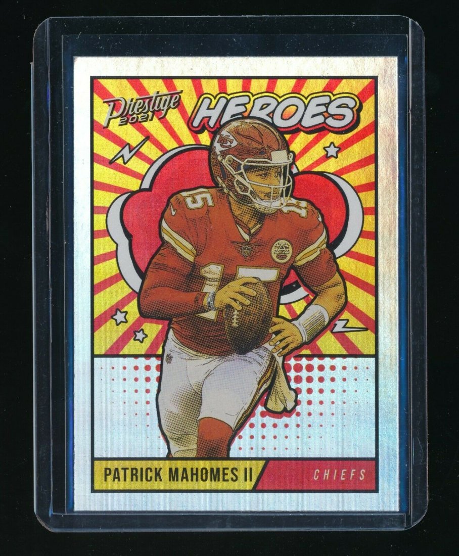 Patrick Mahomes II Prestige Heroes Card in one touch (1 of 1)