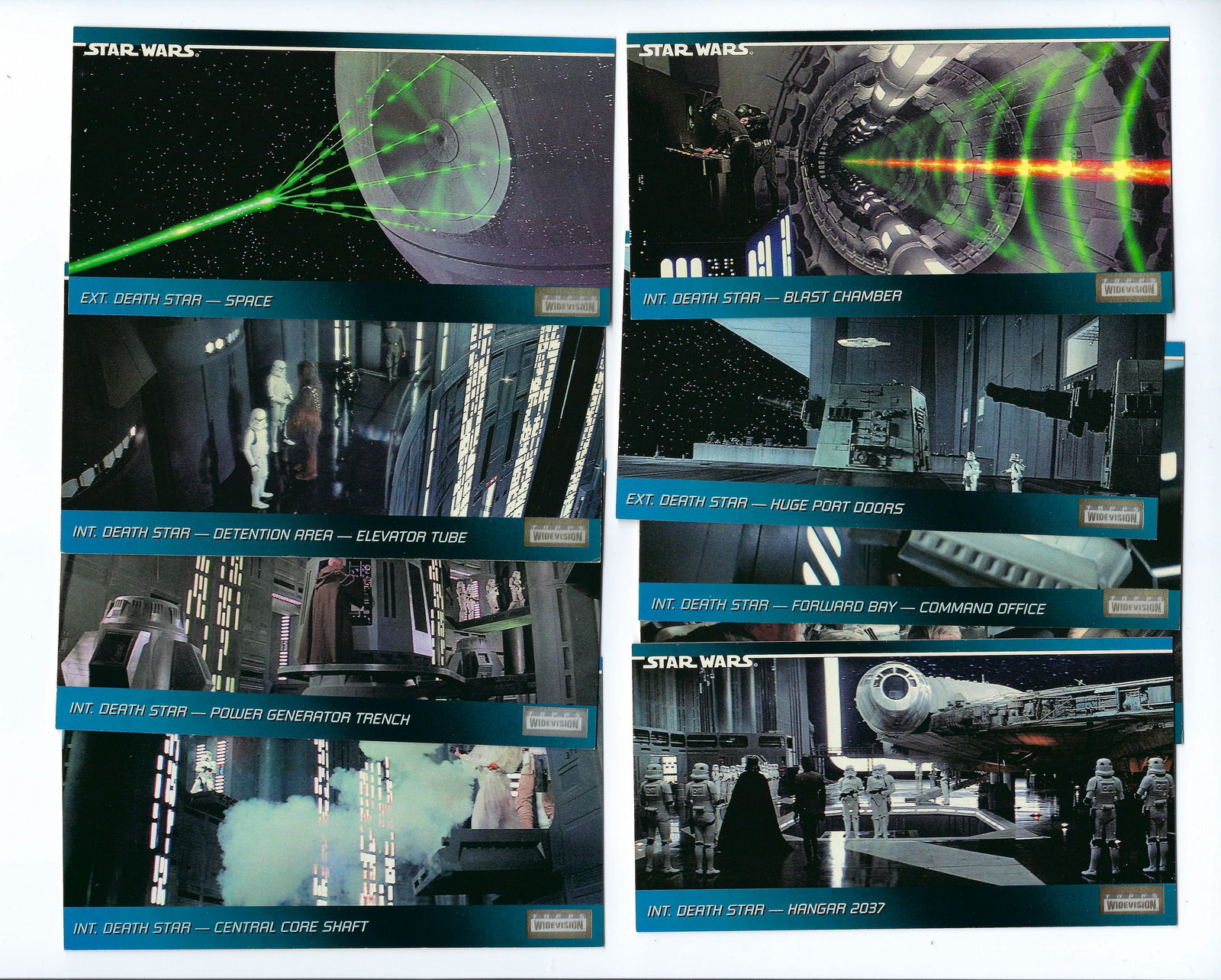 LOT OF 10 TOPPS 1994 STAR Wars WIDEVISION (1 of 1)