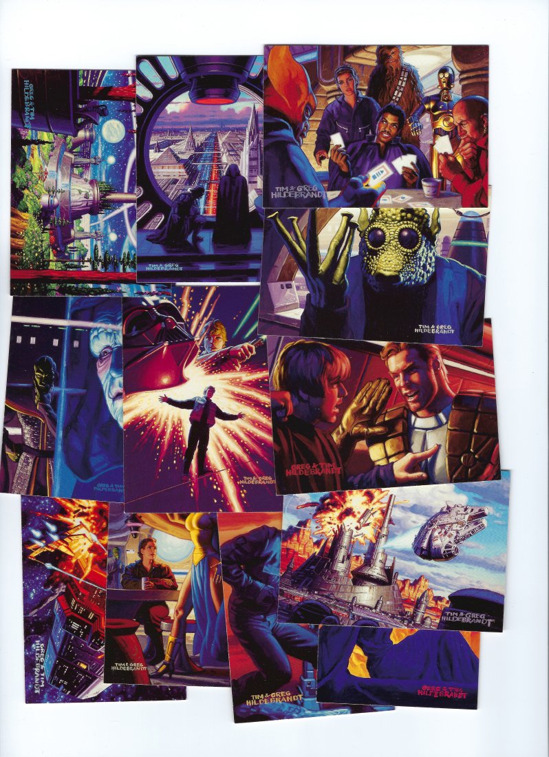 LOT OF 10 TOPPS 1994 STAR Wars WIDEVISION (1 of 1)