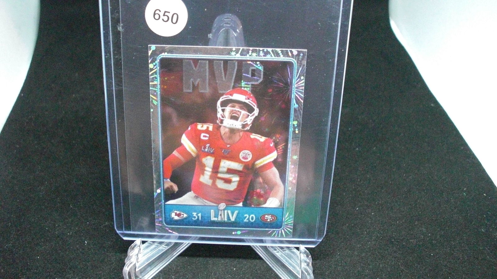 PATRICK MAHOMES SUPER BOWL LIV STICKER (1 of 1)
