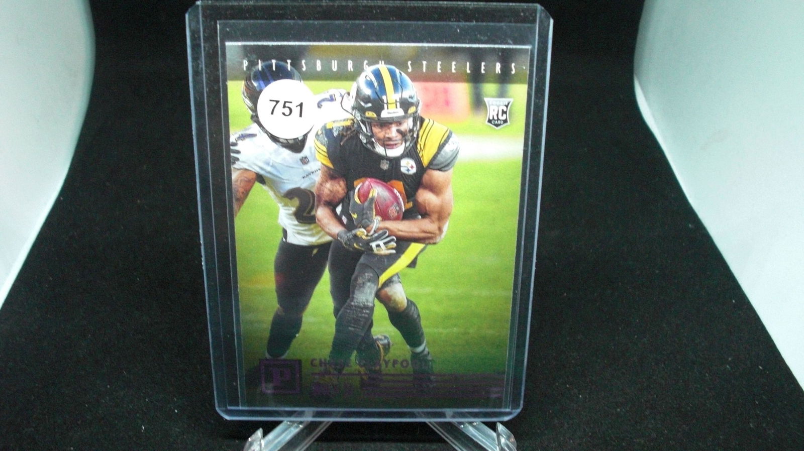 CHASE CLAYPOOL PURPLE FOIL ROOKIE SP (1 of 1)