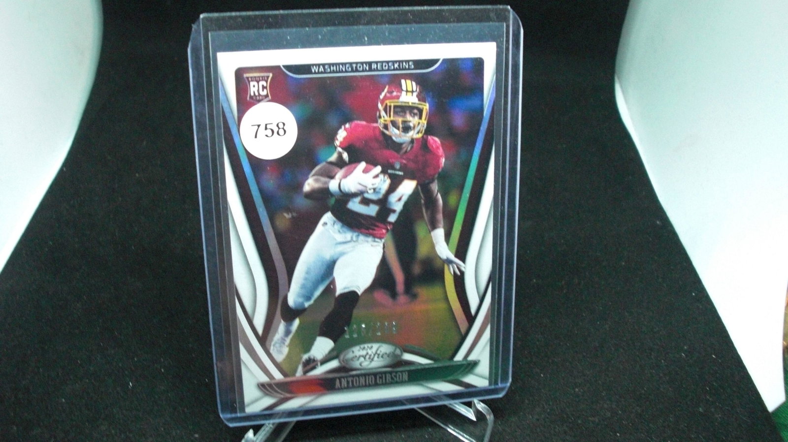 ANTONIO GIBSON NUMBERED ROOKIE 125/299: ANTONIO GIBSON NUMBERED ROOKIE 125/299