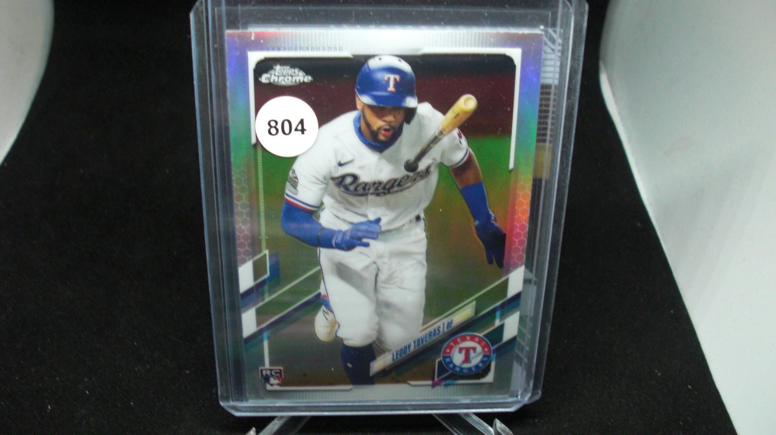 LEDDY TAVERAS SILVER REFRACTOR ROOKIE (1 of 1)