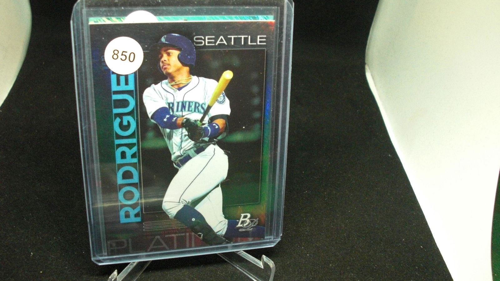 JULIO RODRIGUEZ BOWMAN PLATINUM ROOKIE (1 of 1)