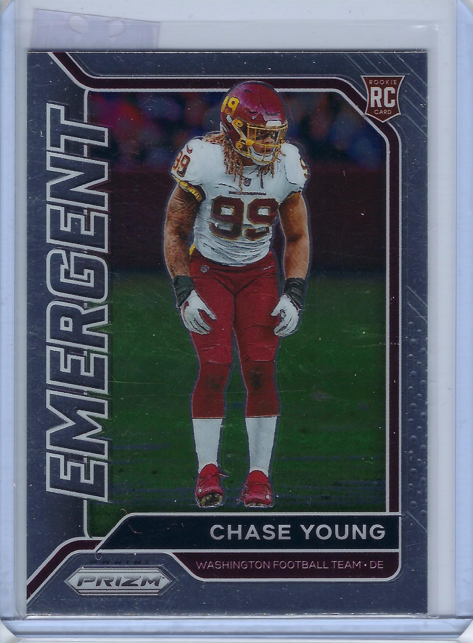 CHASE YOUNG PRIZM EMERGENT ROOKIE (1 of 1)