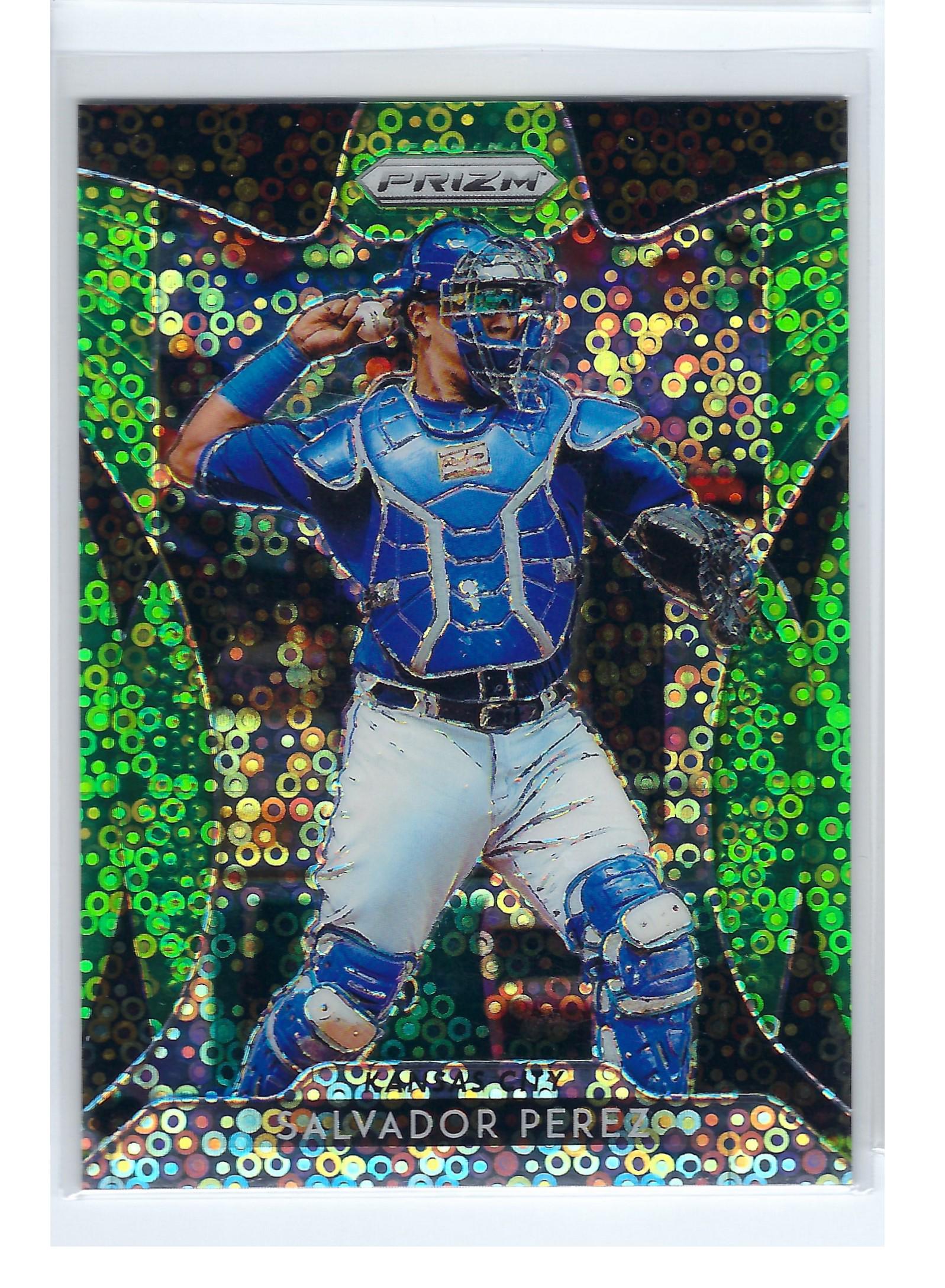 SALVY PEREZ LIME GREEN DISCO PRIZM 017/199 (1 of 1)