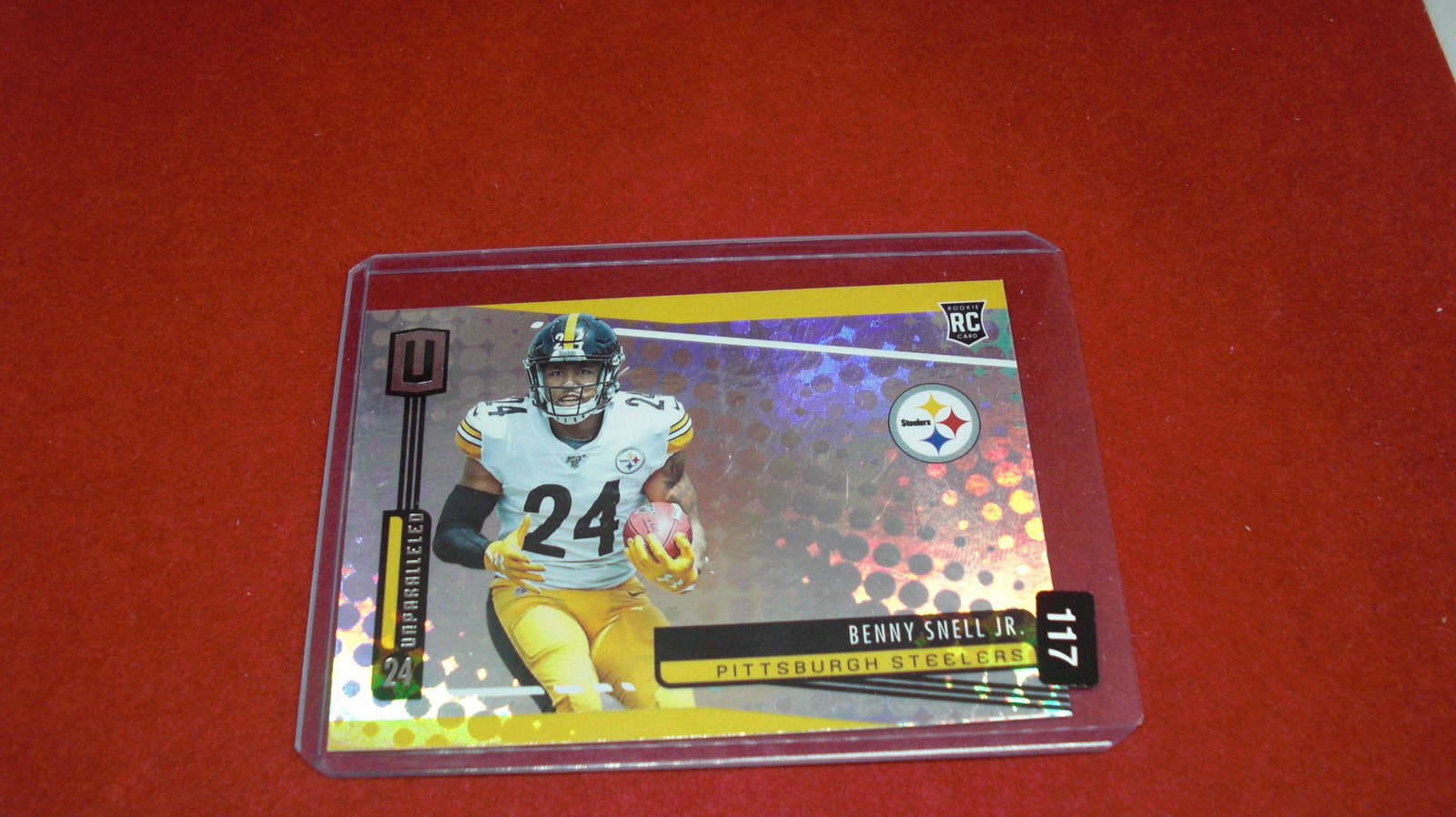 Benny Snell junior Steelers rookie card (1 of 1)