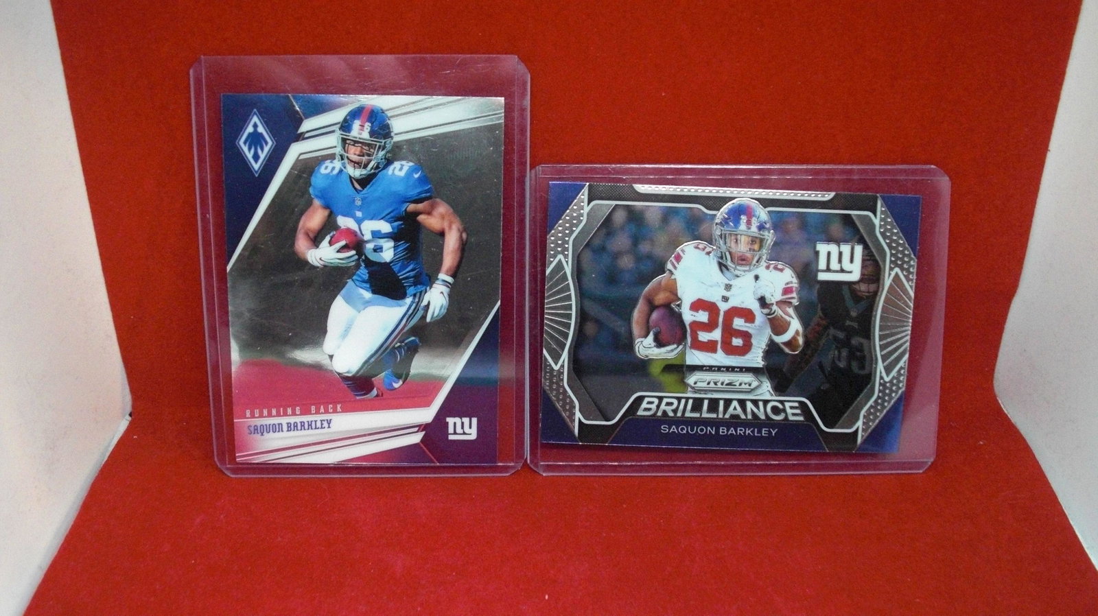 Lot of two saquon Barkley cards (1 of 1)