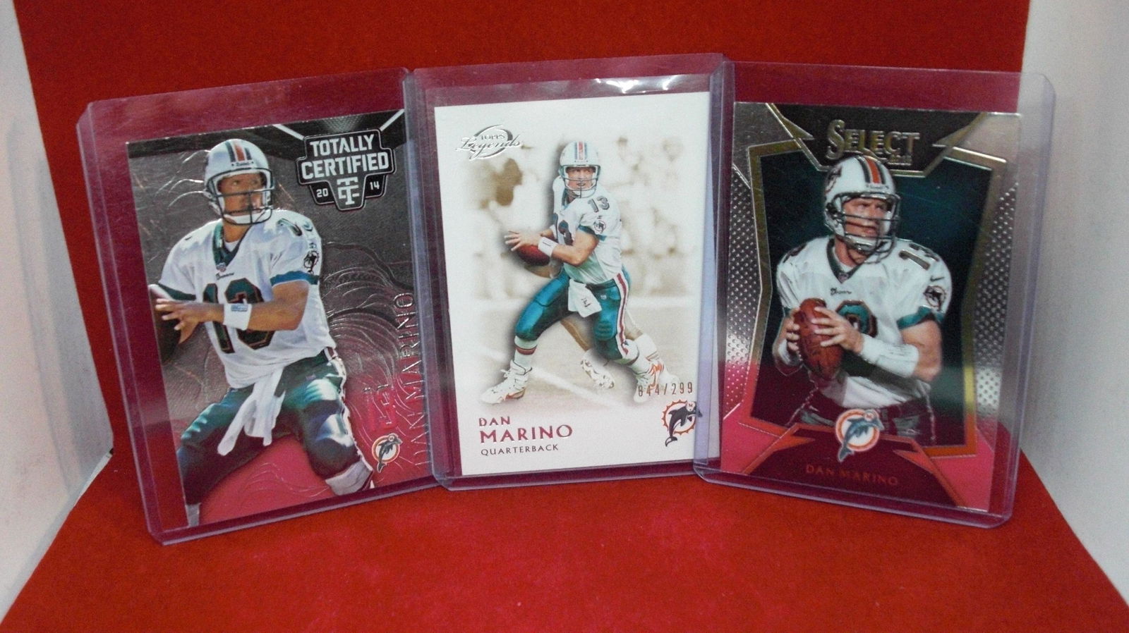 Lot of three Dan Marino cards (1 of 1)