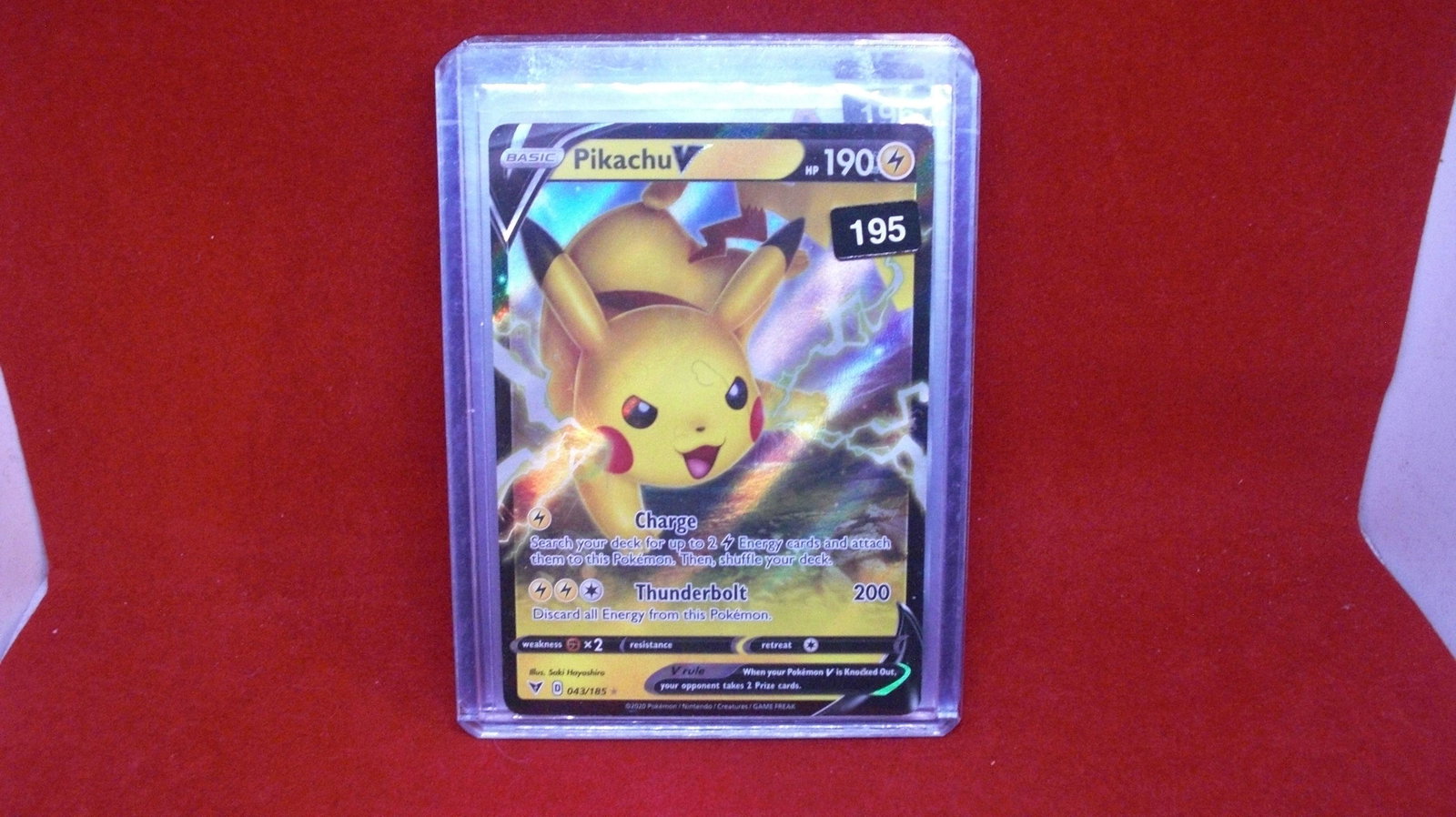 PokÃ©mon card pikachu foil: in top loader