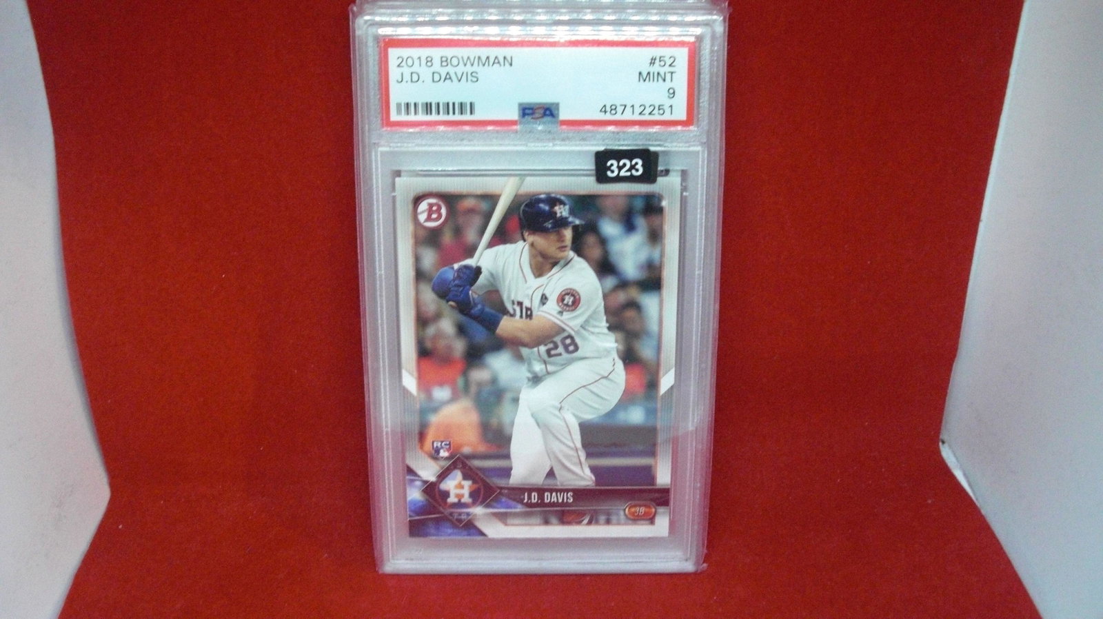 psa 9 jd davis bowman rookie (1 of 1)