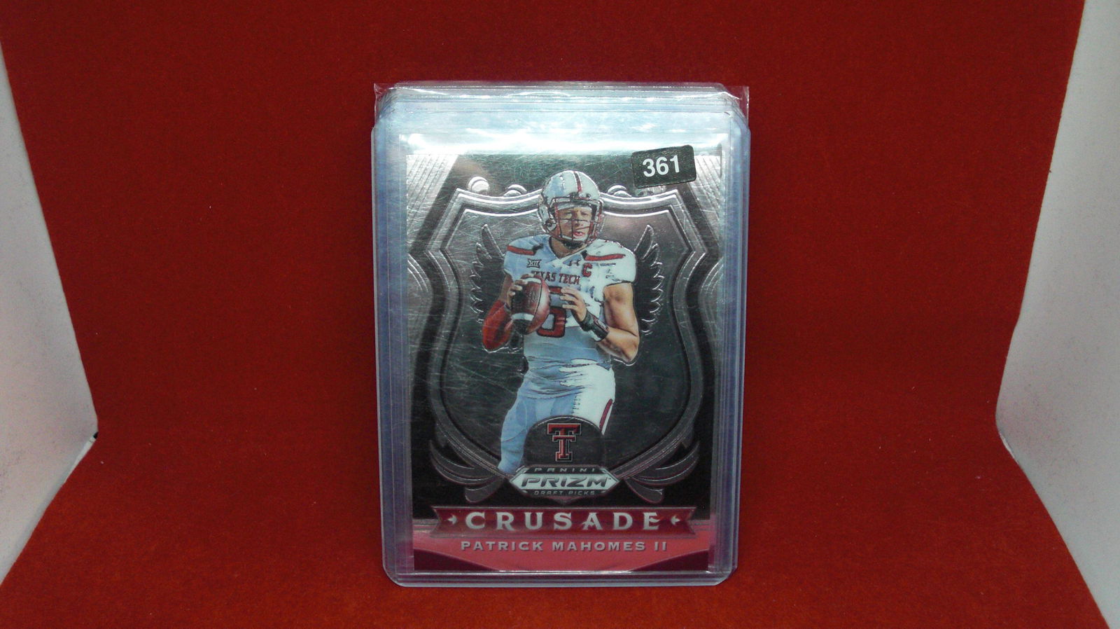 patrick mahomes crusade prizm draft (1 of 1)