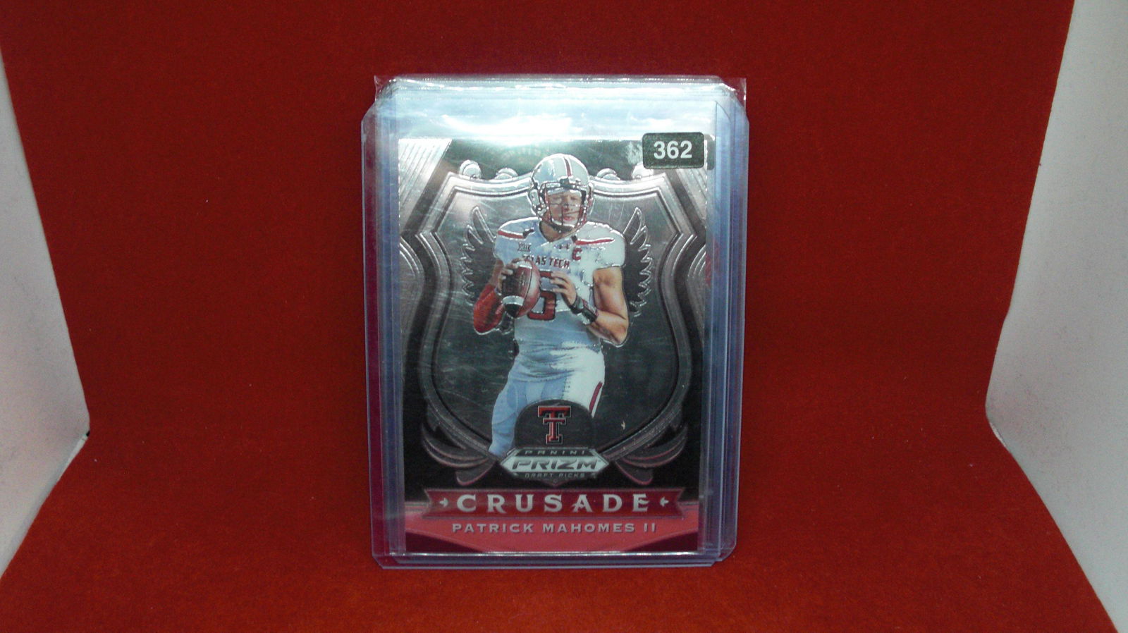 patrick mahomes crusade prizm draft (1 of 1)