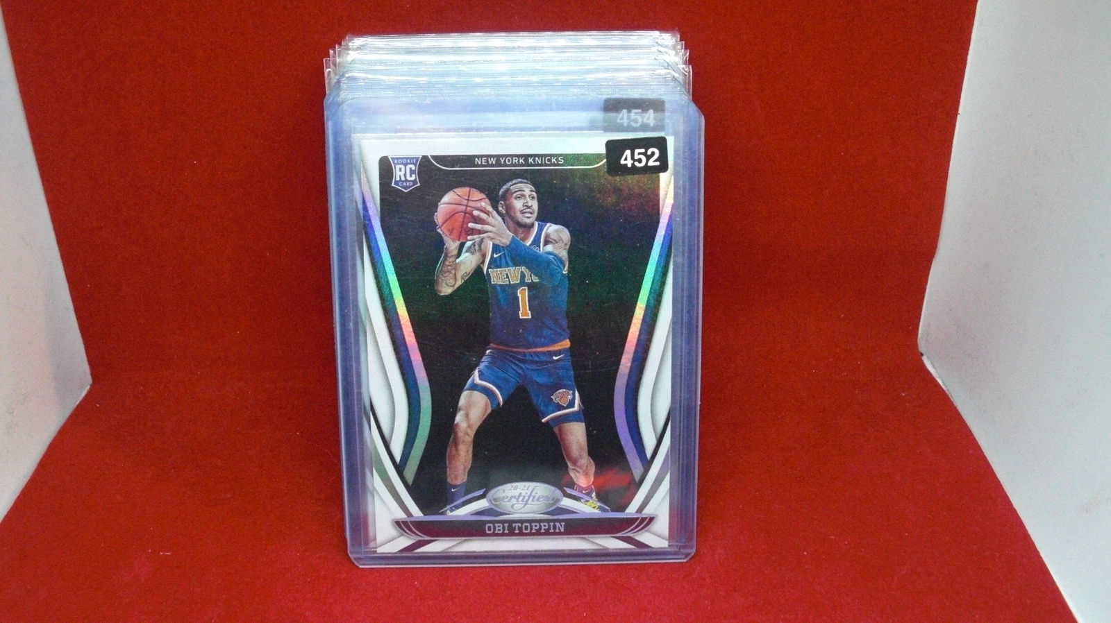 obi toppin rookie card (1 of 1)