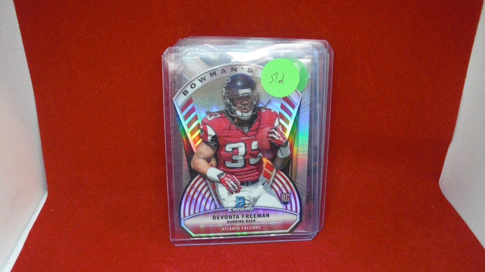 devonta freeman die cut rookie card (1 of 1)