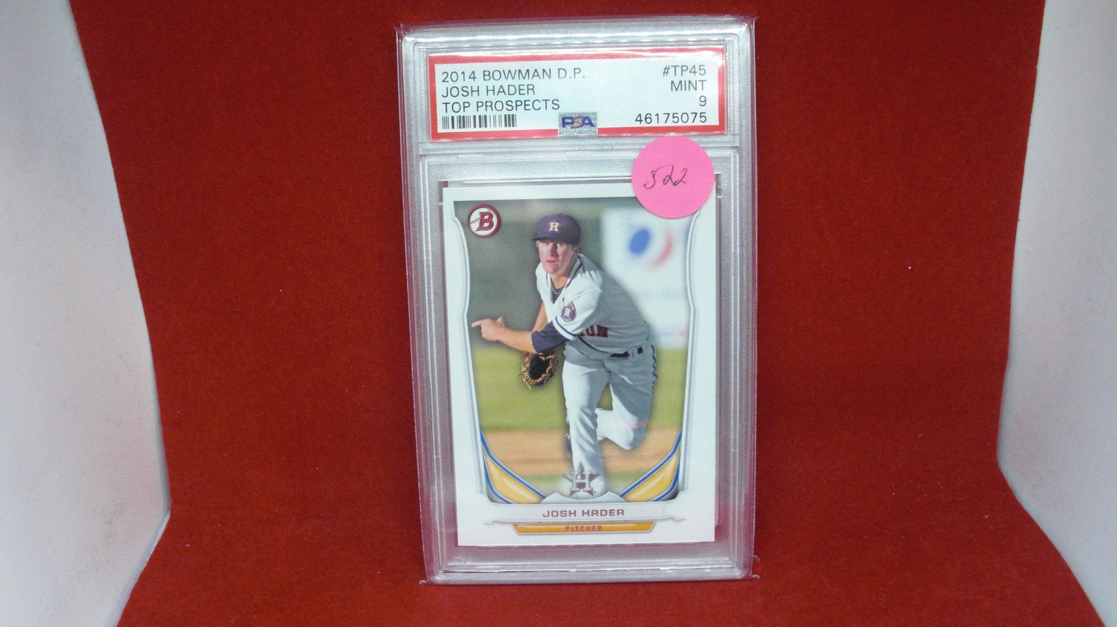 PSA 9 mint Josh hader top prospects (1 of 1)