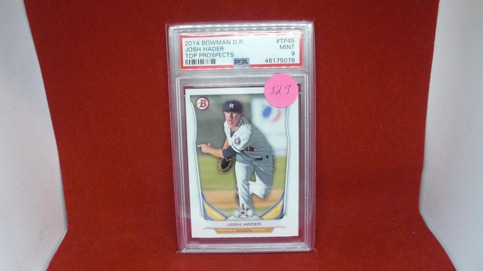 PSA 9 mint Josh hader top prospects (1 of 1)