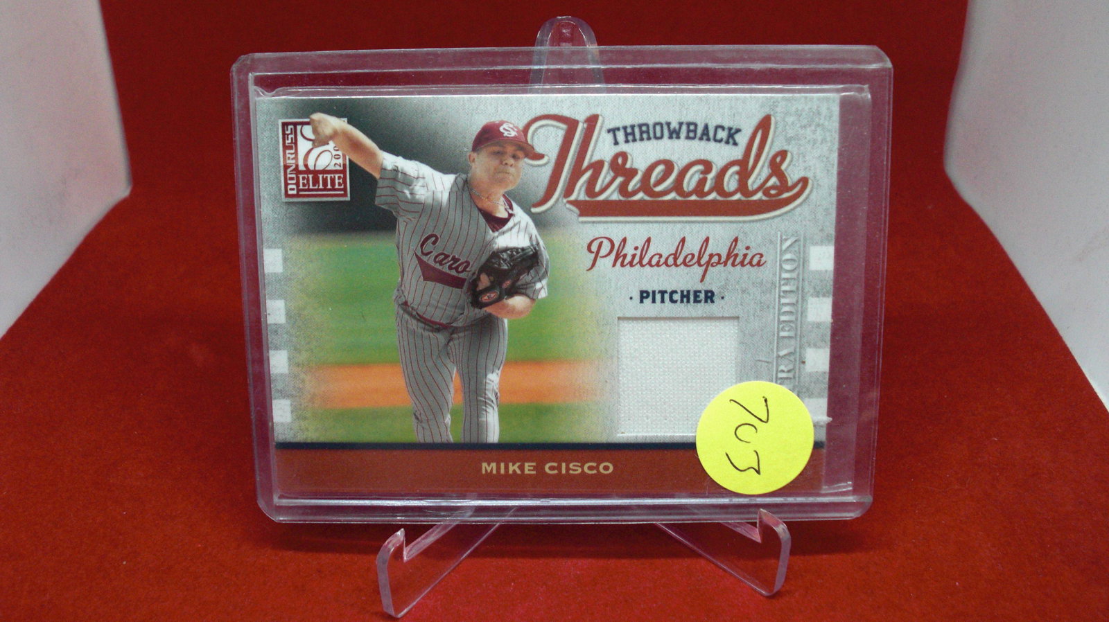 Mike Cisco jersey card (1 of 1)