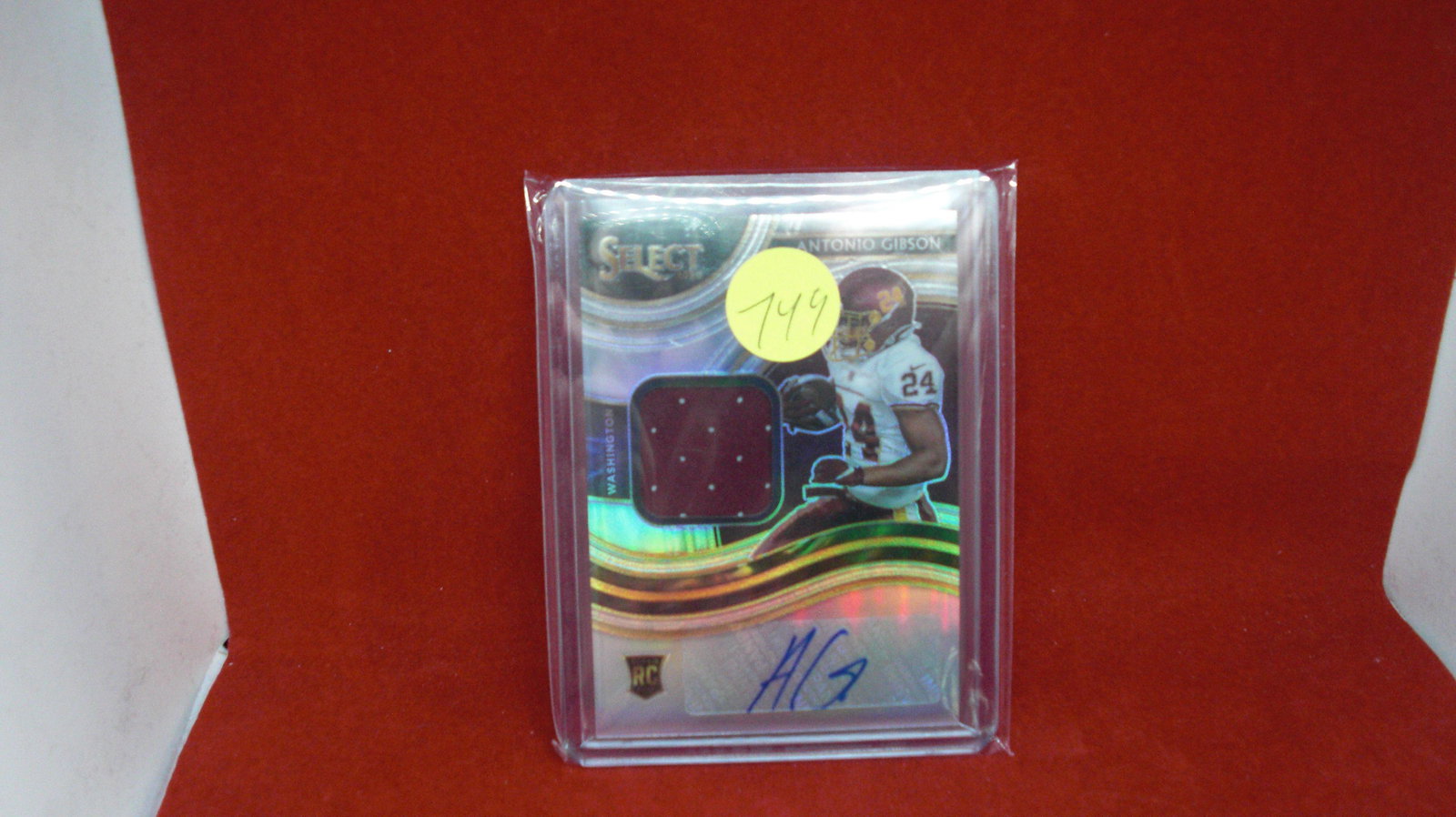 antonio gibson rookie auto jersey 176/199 (1 of 1)
