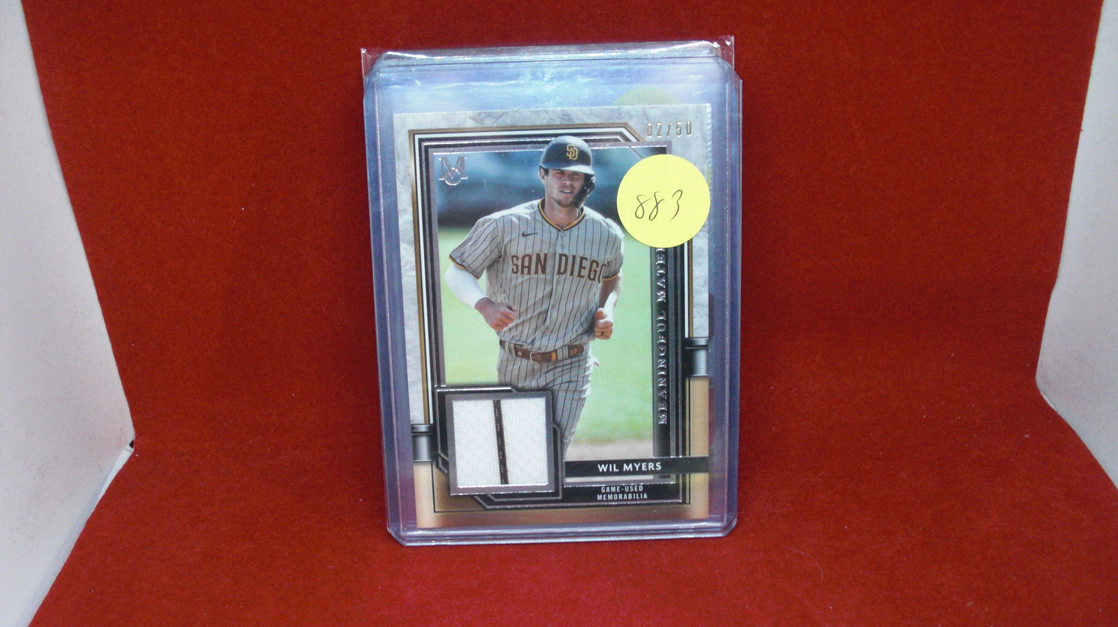 wil myers pinstripe jersey card 02/50 (1 of 1)