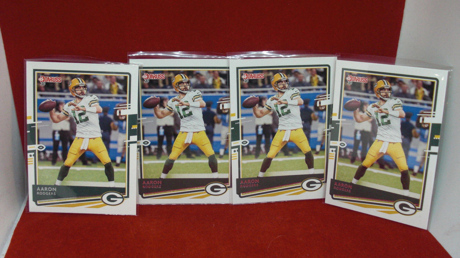 lot of 4 aaron rodgers cards (1 of 1)