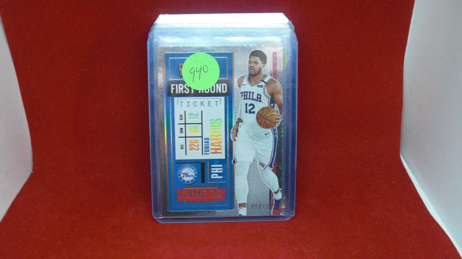 tobias harris 1st round ticket 090/149: in top loader
