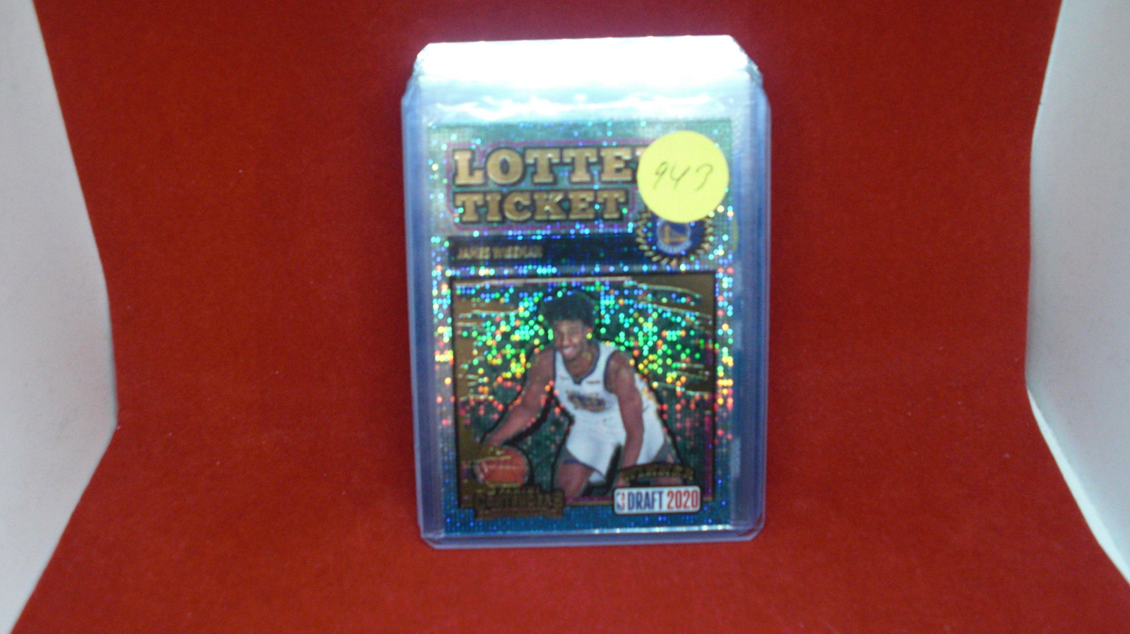 james wiseman lottery ticket: in top loader