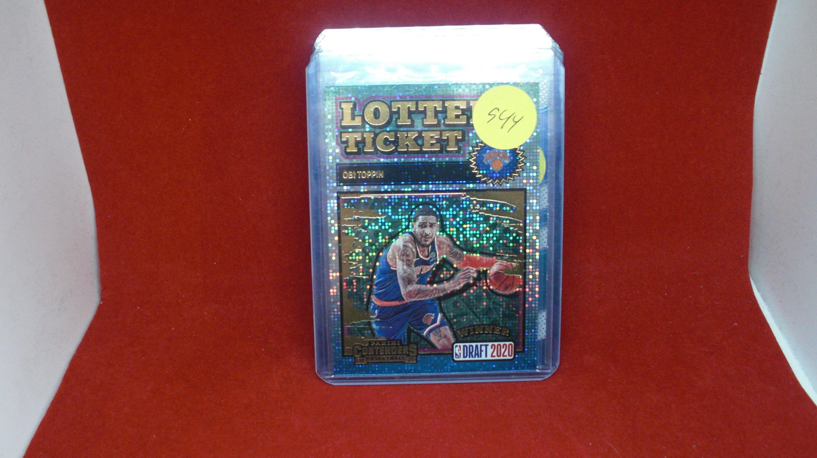 obi toppin lottery ticket: in top loader