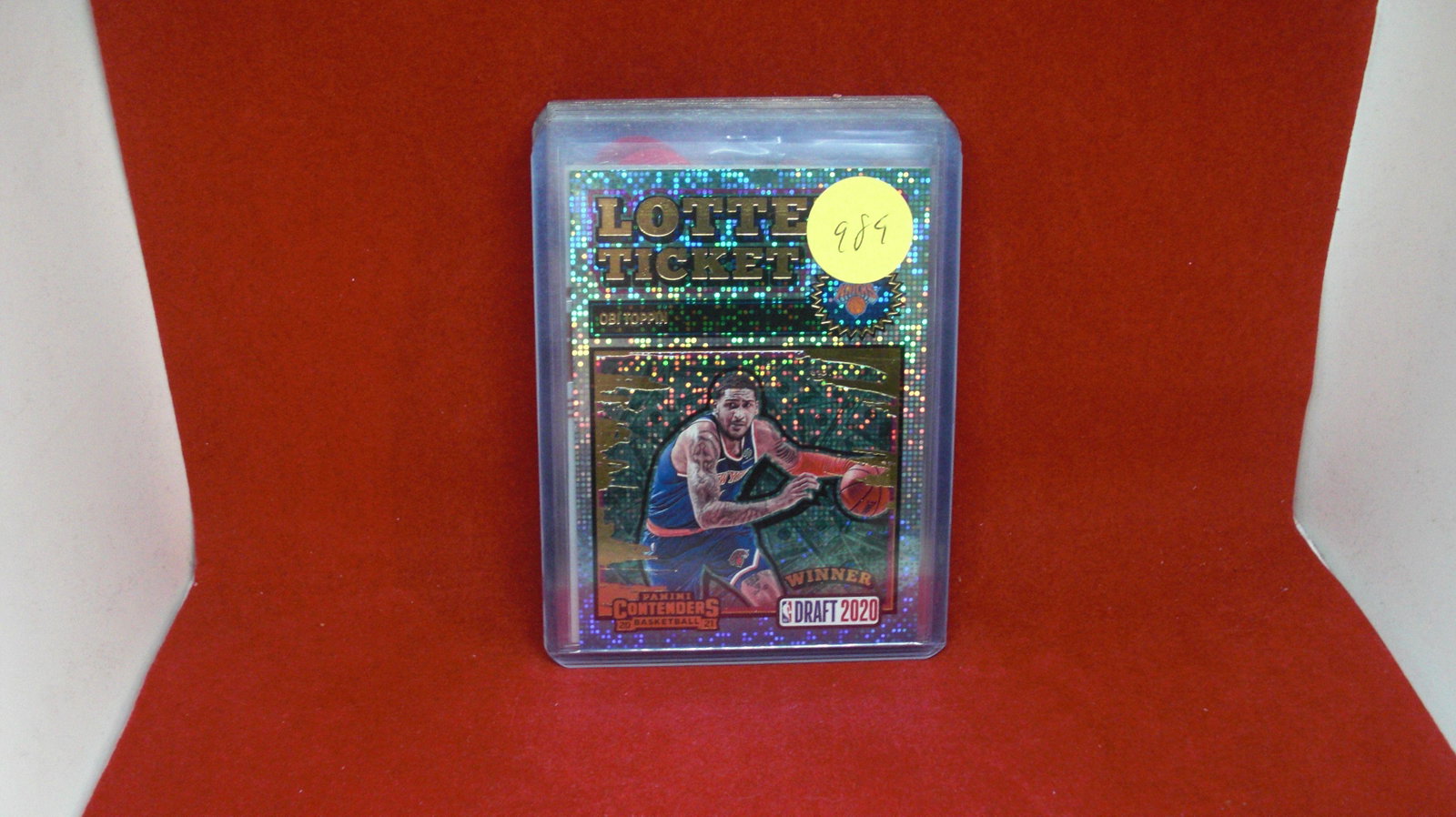 obi toppin lottery ticket: in top loader