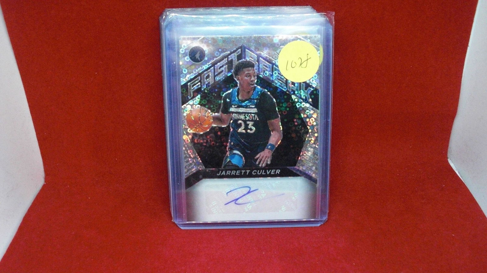 jarrett culver fastbreak auto (1 of 1)