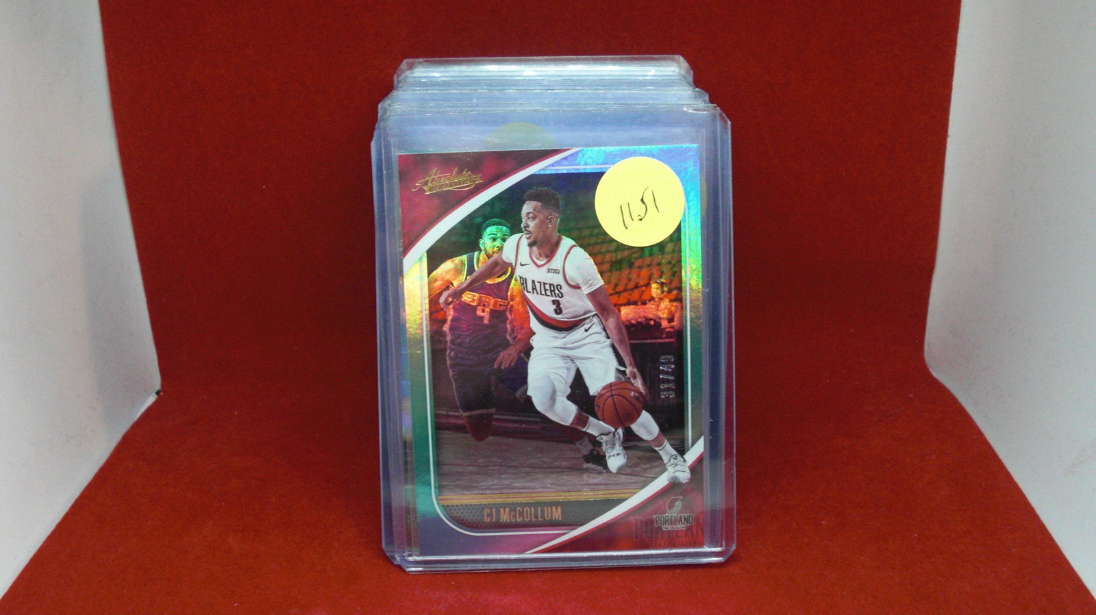 cj mccullom sp 31/49: in top loader