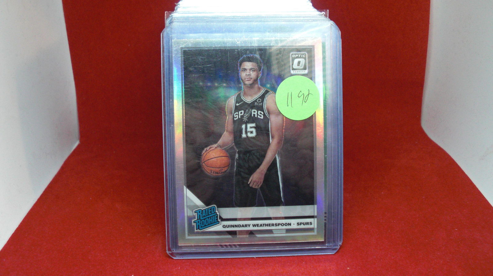 quinndary weatherpoon silver rated rookie (1 of 1)