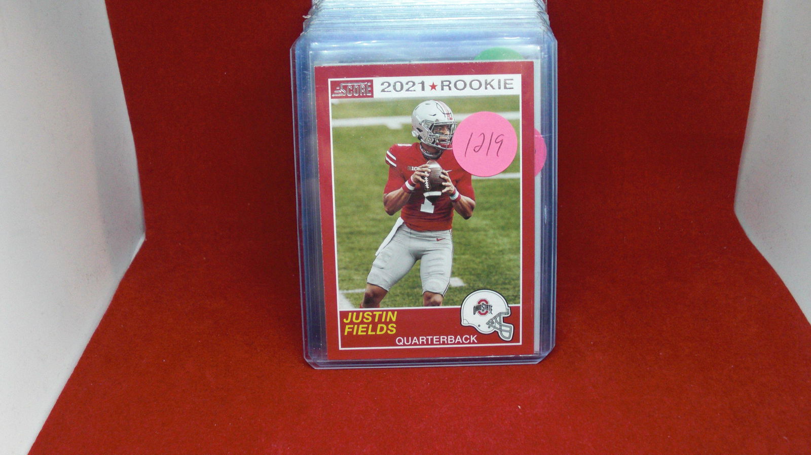 justin fields rookie card (1 of 1)