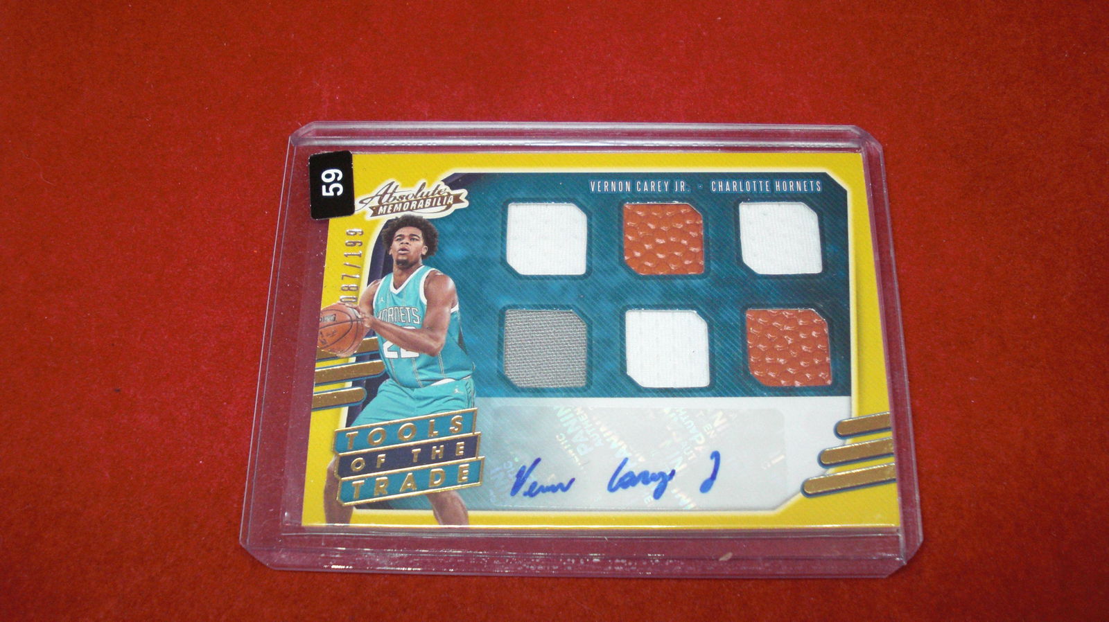 vernon carey jr relic auto 087/199 (1 of 1)