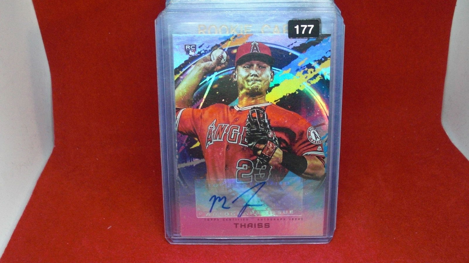 matt htais topps fire rookie auto (1 of 1)