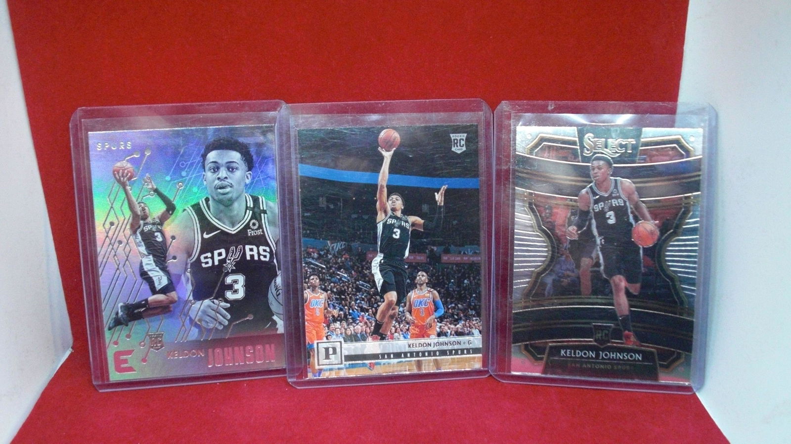 keldon Johnson select rookie card lot (1 of 1)