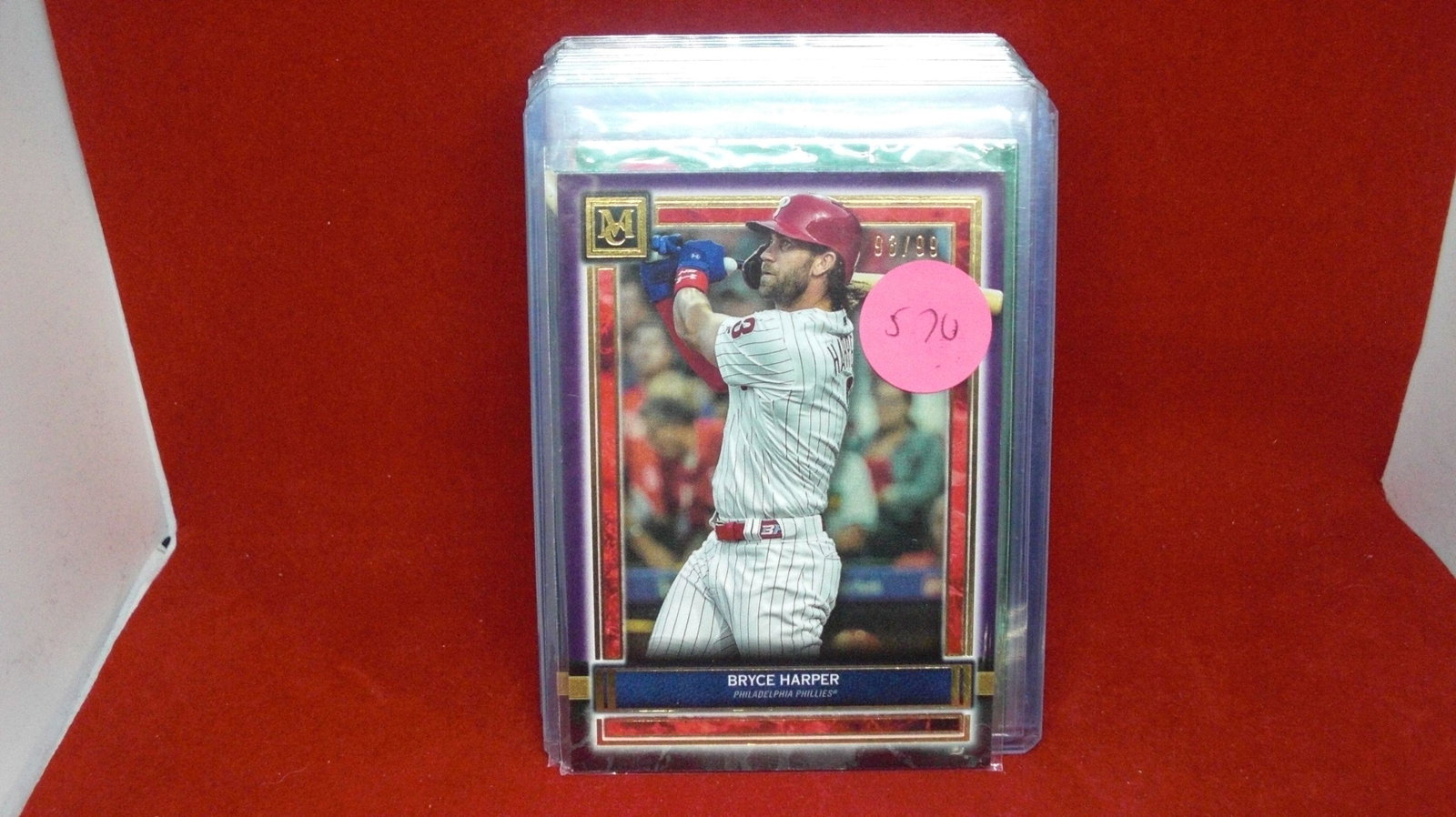 bryce harper museum collection 93/99: in top loader