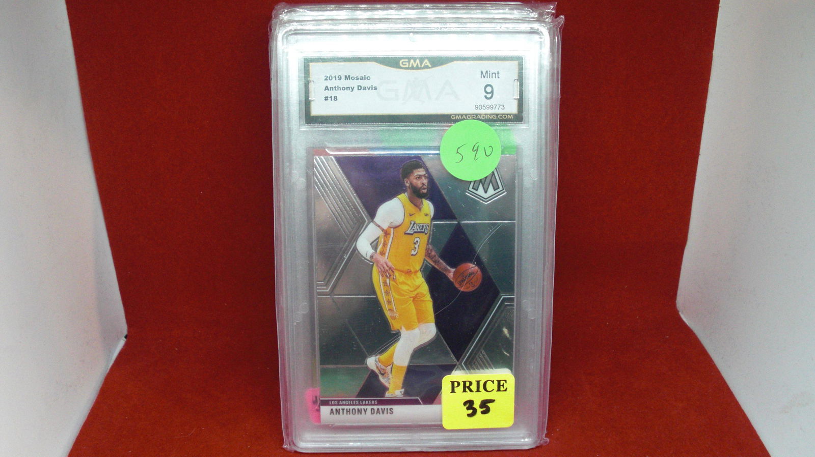 GMA graded 9 mint anthony davis misaic (1 of 1)