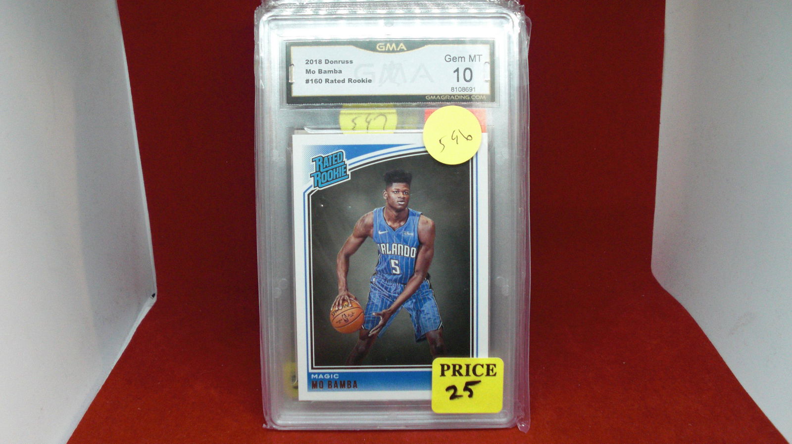 GMA graded Mint 10 mo bamba rated rookie (1 of 1)