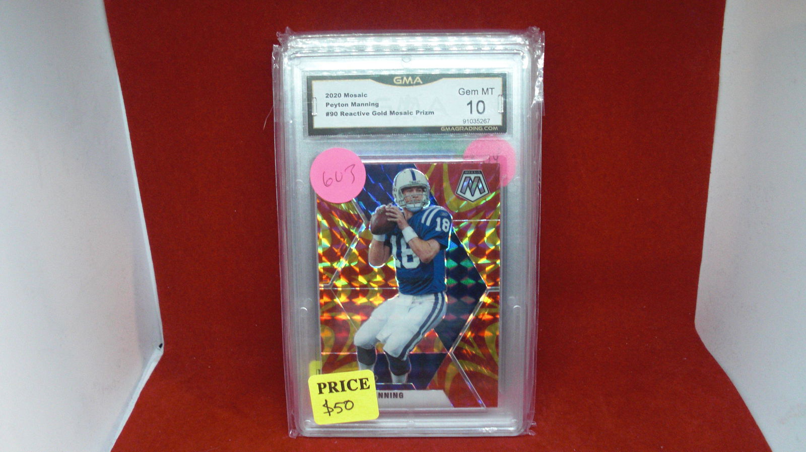 GMA graded 10 peyton manning orange reactive (1 of 1)