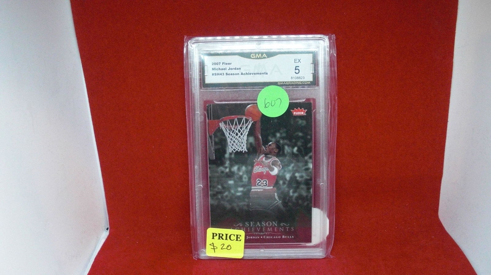 GMA graded 5 michael jordan 2007 fleer (1 of 1)
