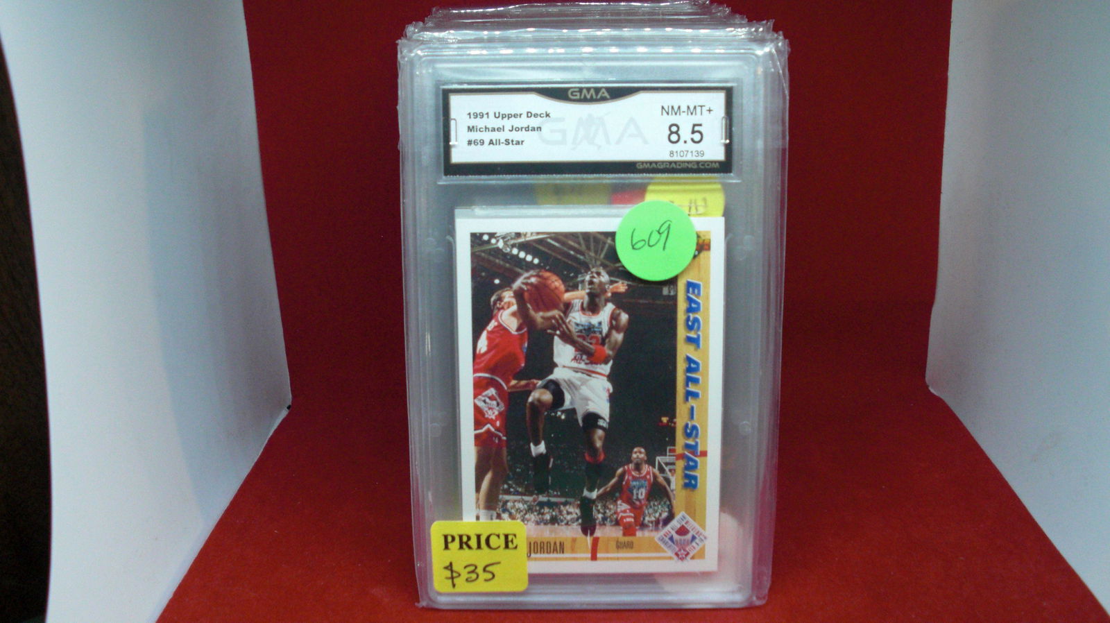 GMA graded 8.5 michael jordan upper deck (1 of 1)