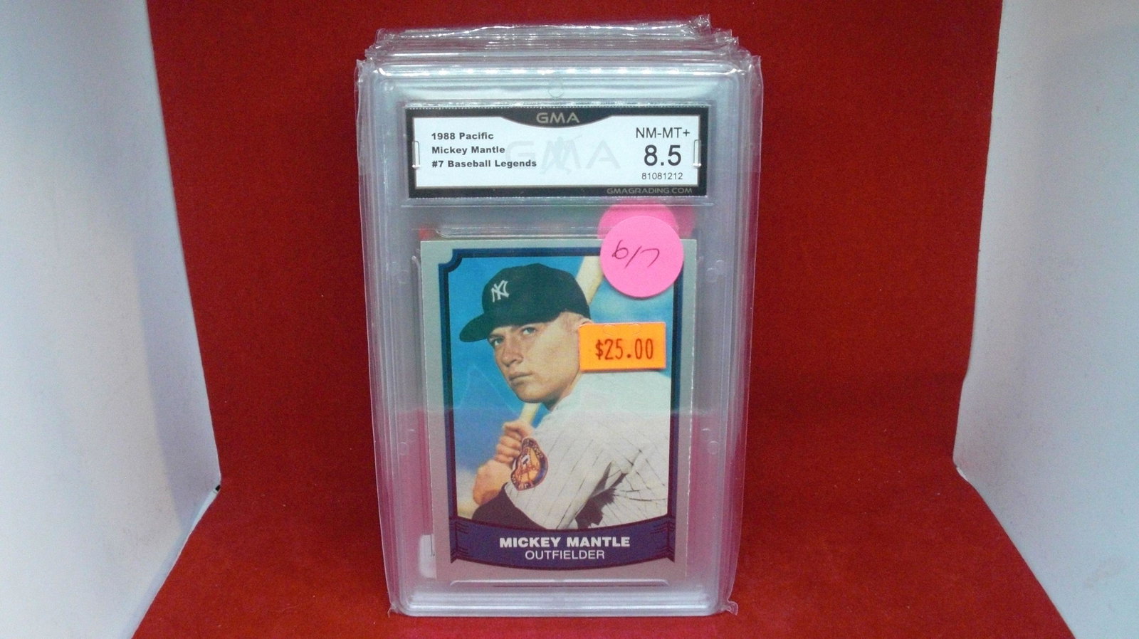 GMA graded 8.5 mickey mantle 1988 pacific (1 of 1)
