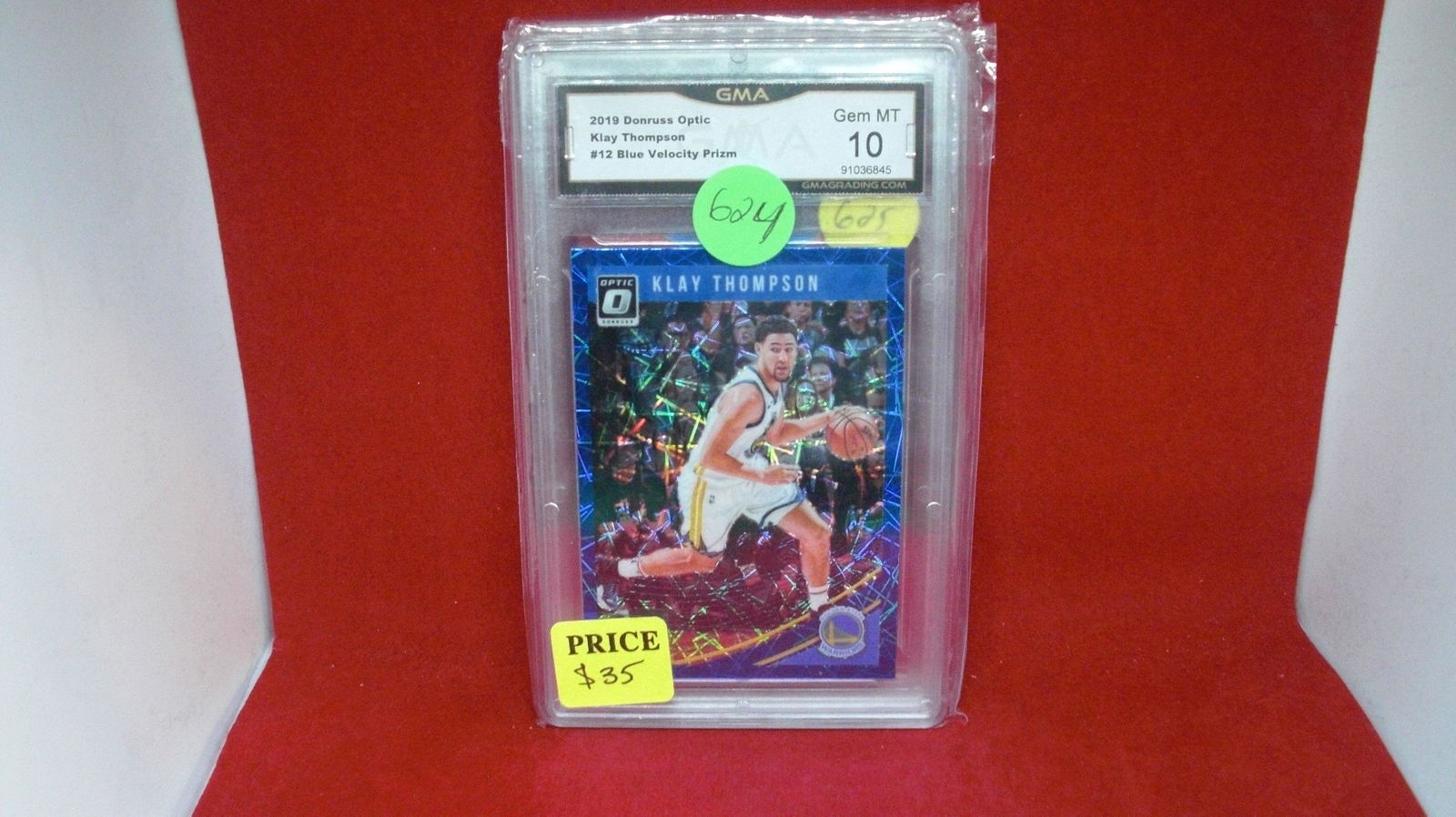 gma graded gem 10 klay thompson blue velocity (1 of 1)