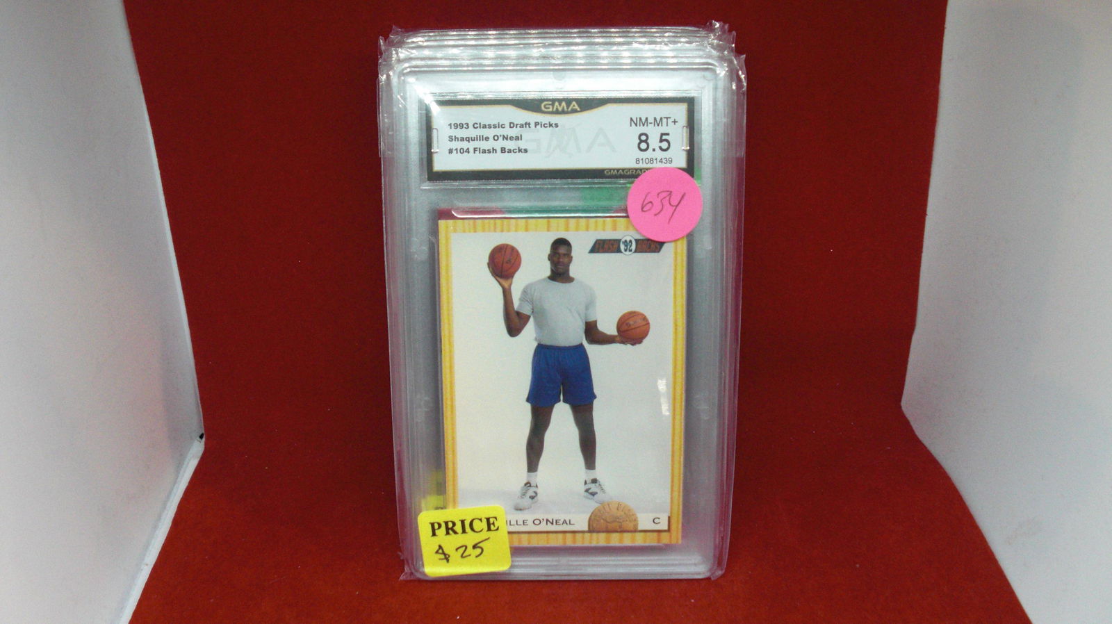 GMA graded 8.5 shaquille oneal classic draft (1 of 1)