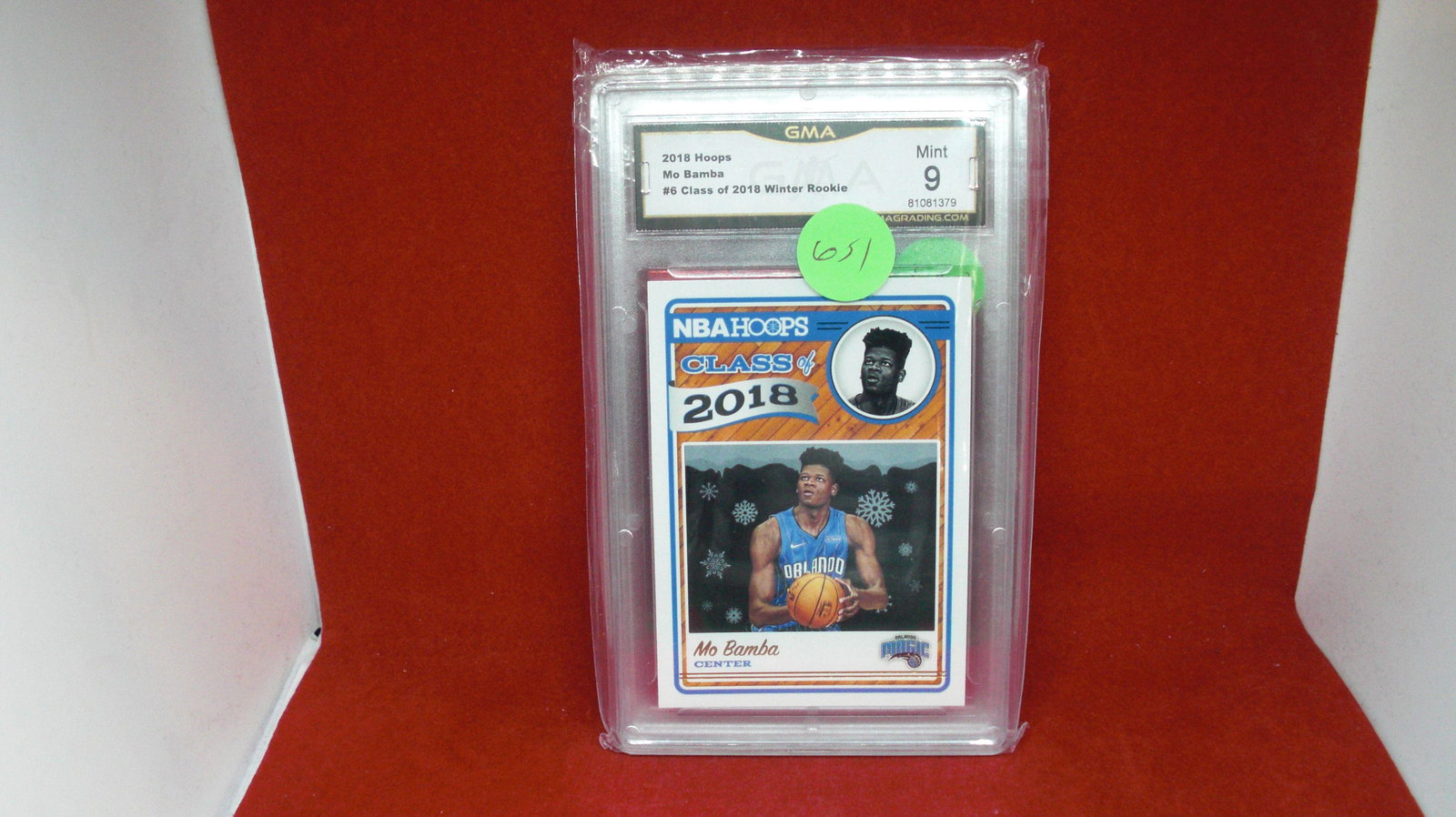 gma graded nba hoops mo bamba rookie (1 of 1)