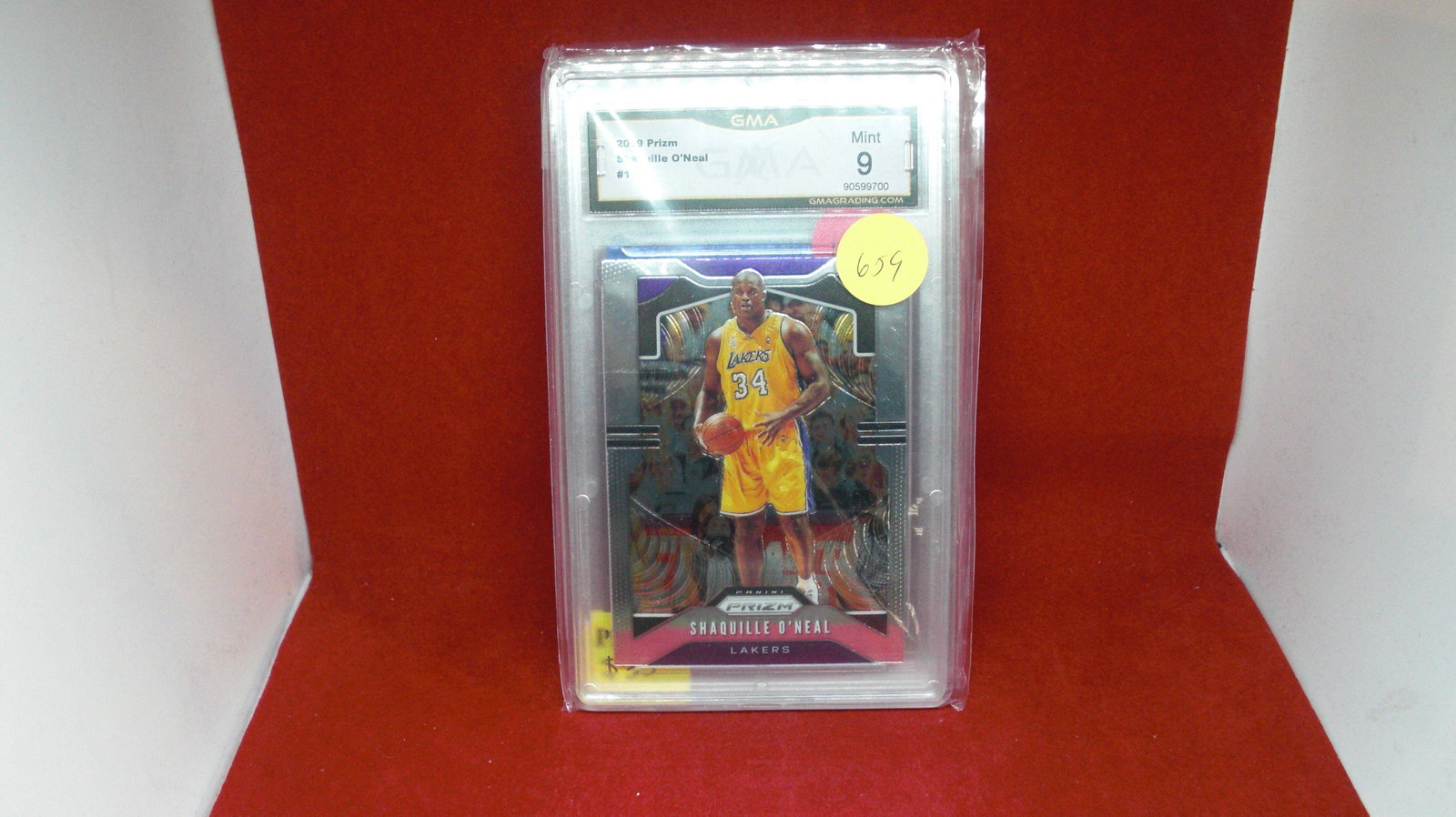 gma graded mint 9 shaquille oneal prizm (1 of 1)