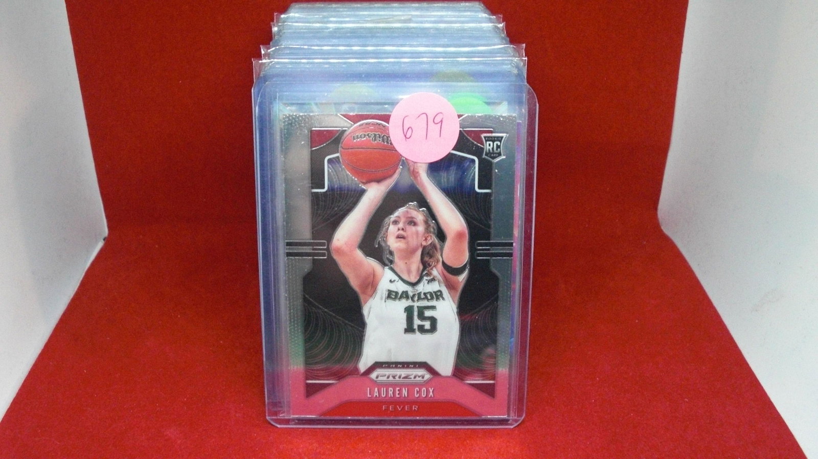 lauren cox wnba prizm rookie: in top loader
