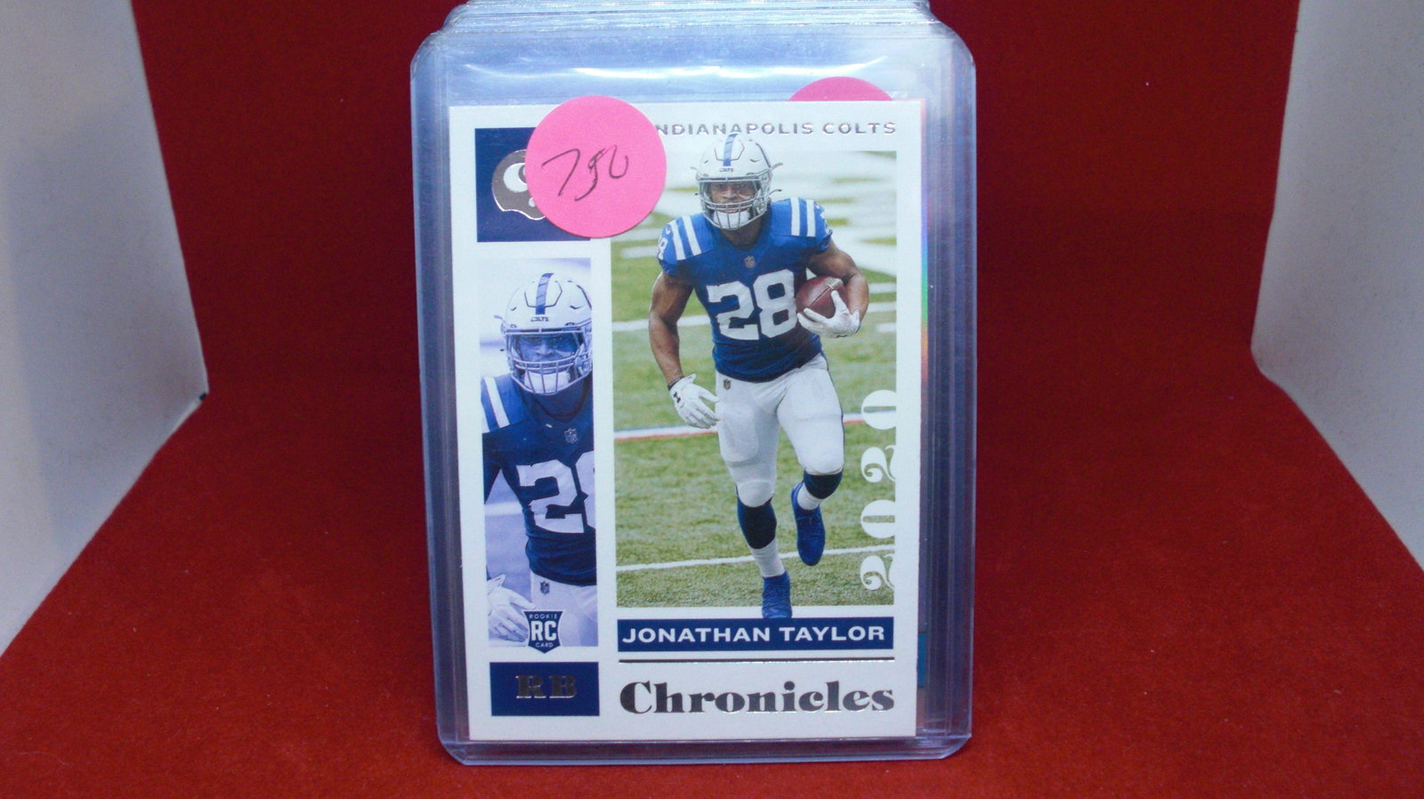 jonathan taylor rookie: in top loader